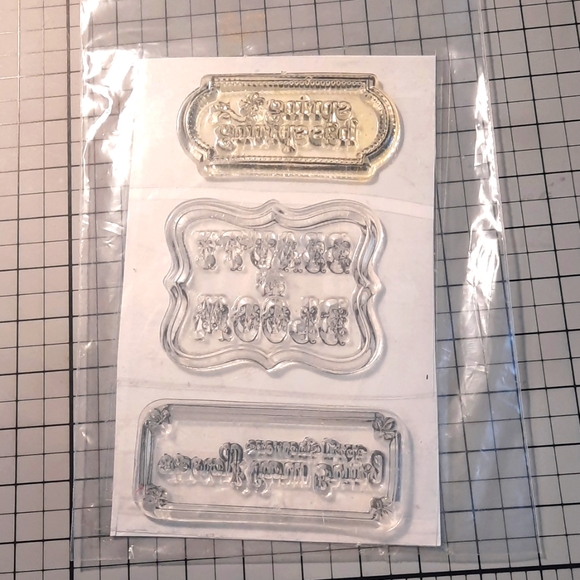 Beautiful Spring cling stamp set - Picture 2 of 2